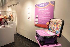 L'exposition suivant la création du livre jeunesse, présentée dans les bibliothèques de Longueuil