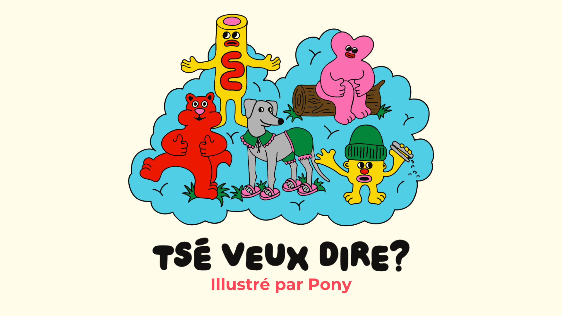Tsé veux dire? Illustré par Pony